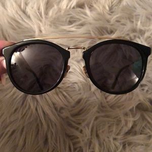 CALVIN KLEIN BLACK WITH GOLD SUNGLASSES BRAND NEW